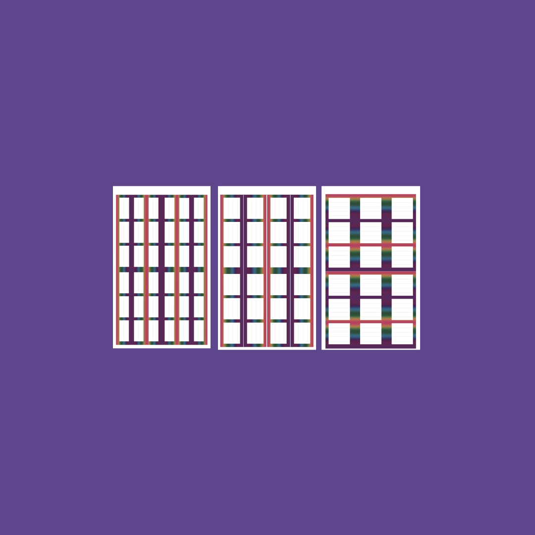 Jewel Tone Journaling Boxes 2.0 Sticker Book