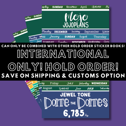 INTERNATIONAL ONLY- Quotes & Word Sticker Books Options (No U.S. Orders)