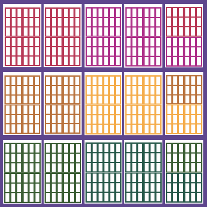 Jewel Tone Functional Boxes SERIES 2 Sticker Book