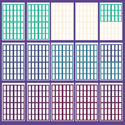 Jewel Tone Functional Boxes SERIES 2 Sticker Book