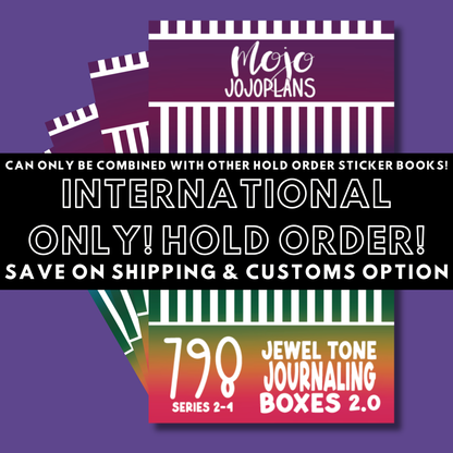 INTERNATIONAL ONLY- Classic Sticker Books Options (No U.S. Orders)