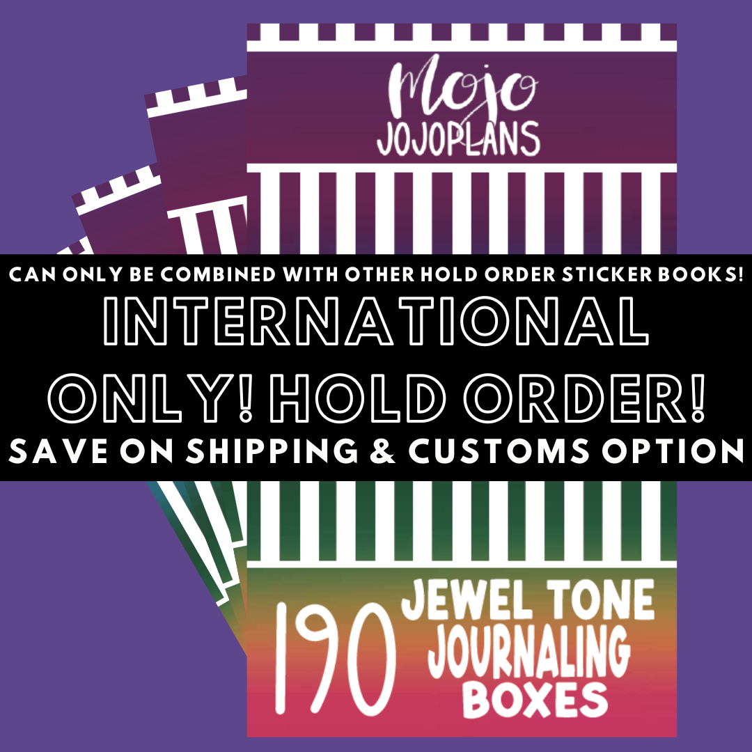 INTERNATIONAL ONLY- Classic Sticker Books Options (No U.S. Orders)
