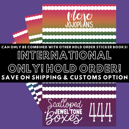 INTERNATIONAL ONLY- Classic Sticker Books Options (No U.S. Orders)
