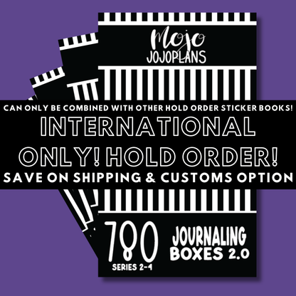 INTERNATIONAL ONLY- Classic Sticker Books Options (No U.S. Orders)