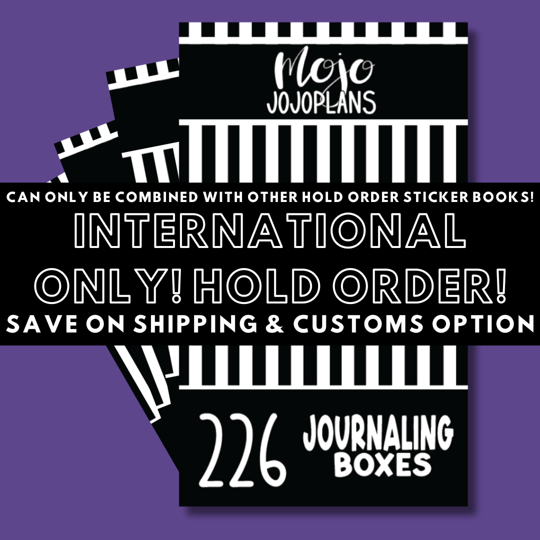 INTERNATIONAL ONLY- Classic Sticker Books Options (No U.S. Orders)
