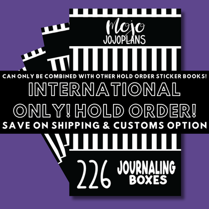 INTERNATIONAL ONLY- Classic Sticker Books Options (No U.S. Orders)