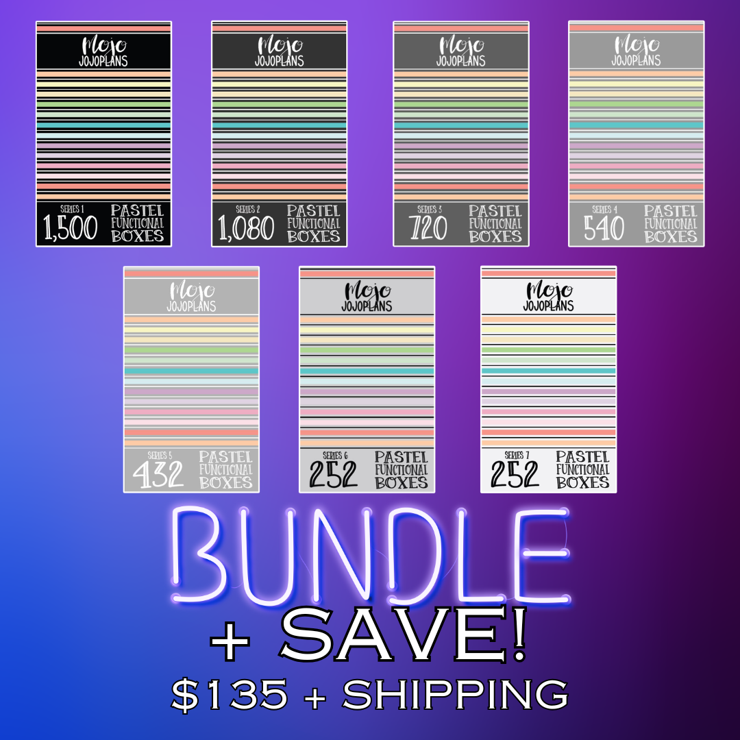 Pastel FUNctional Boxes Bundle Deal