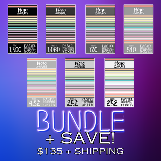 Pastel FUNctional Boxes Bundle Deal