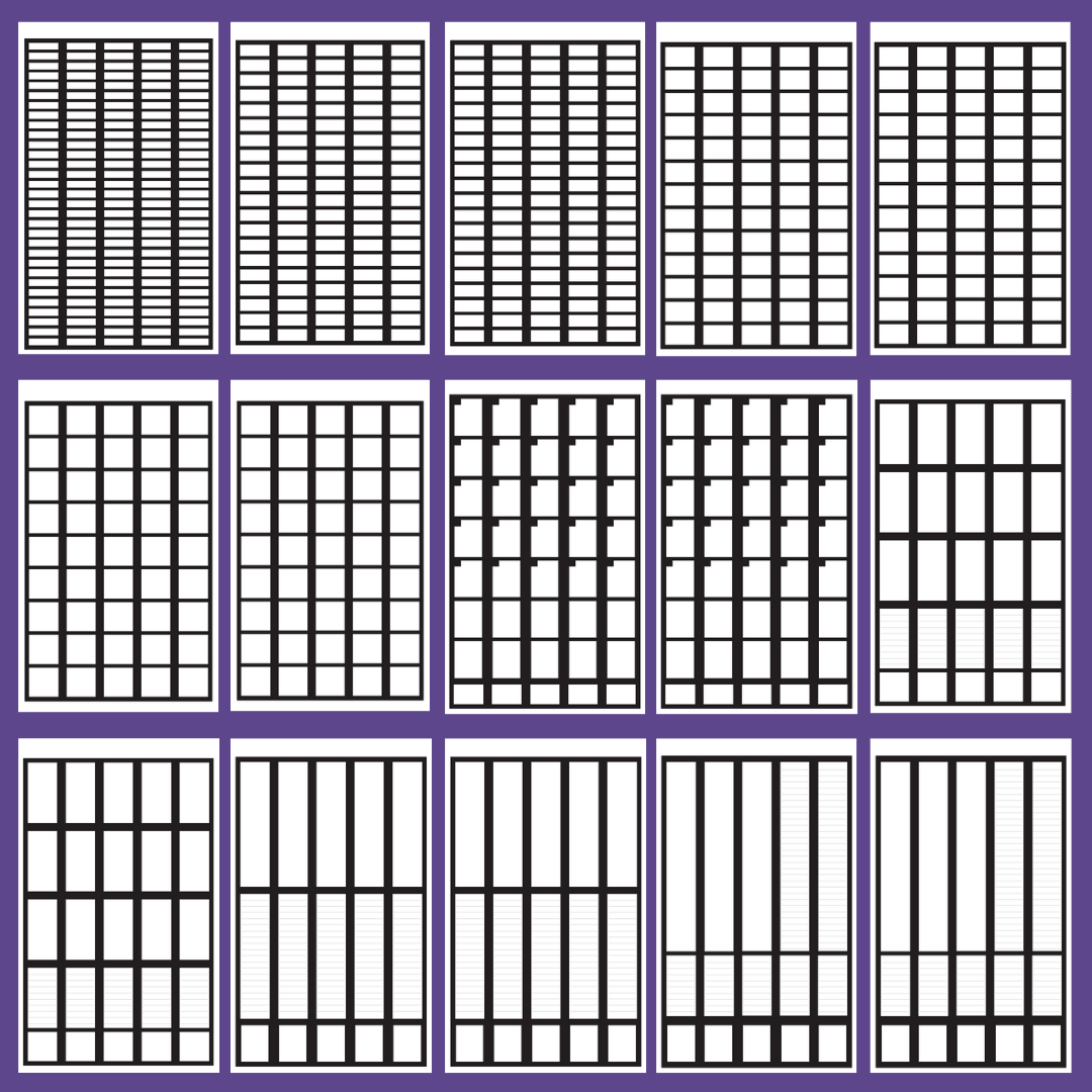 NEW Mini Black Boxes Sticker Book