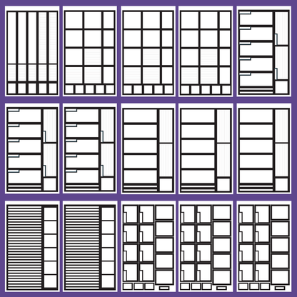 NEW Mini Black Boxes Sticker Book