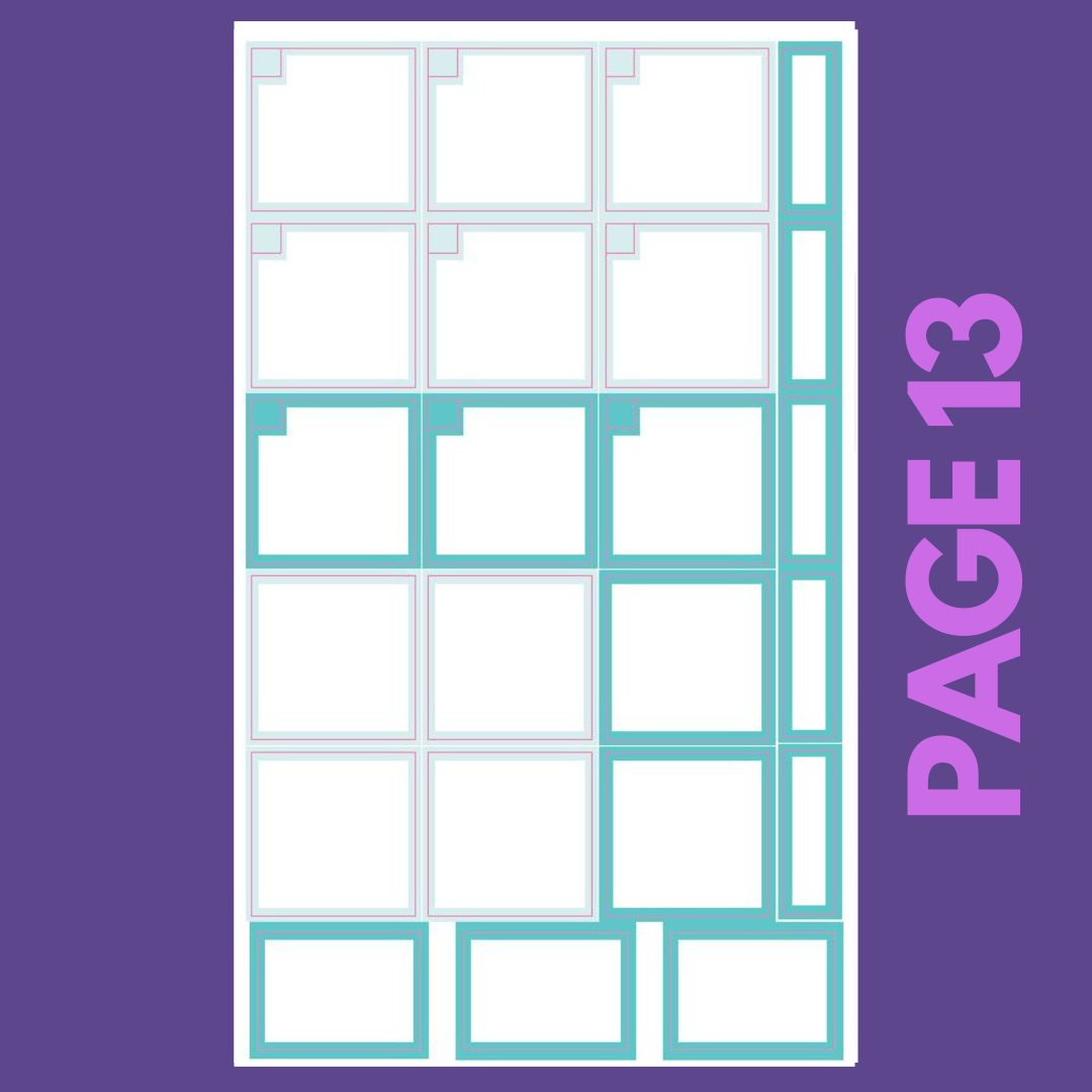 INDIVIDUAL SHEETS Pastel Monthly Boxes