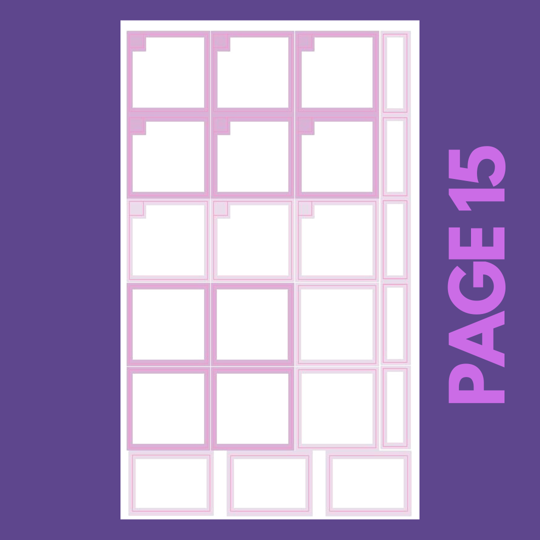 INDIVIDUAL SHEETS Pastel Monthly Boxes