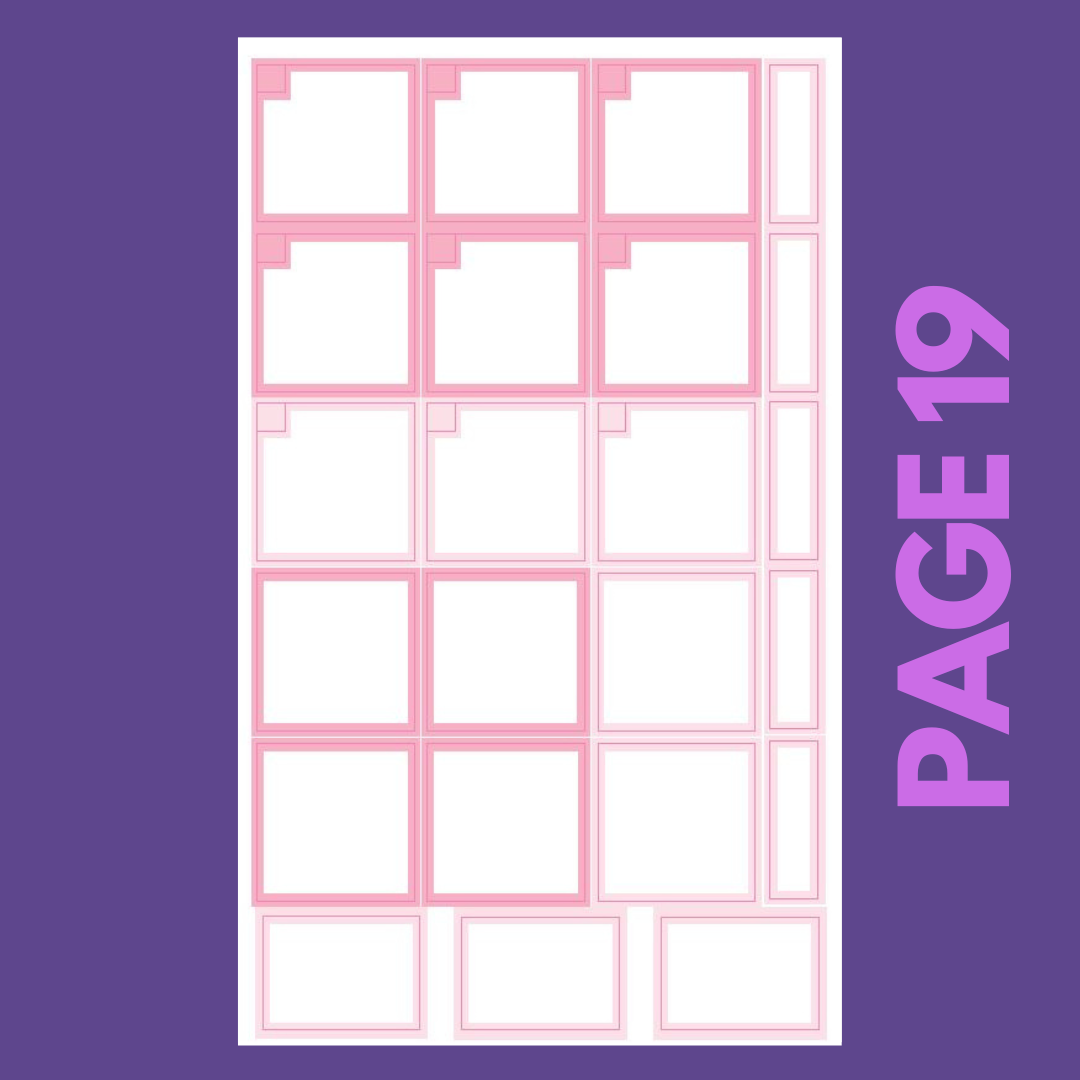 INDIVIDUAL SHEETS Pastel Monthly Boxes