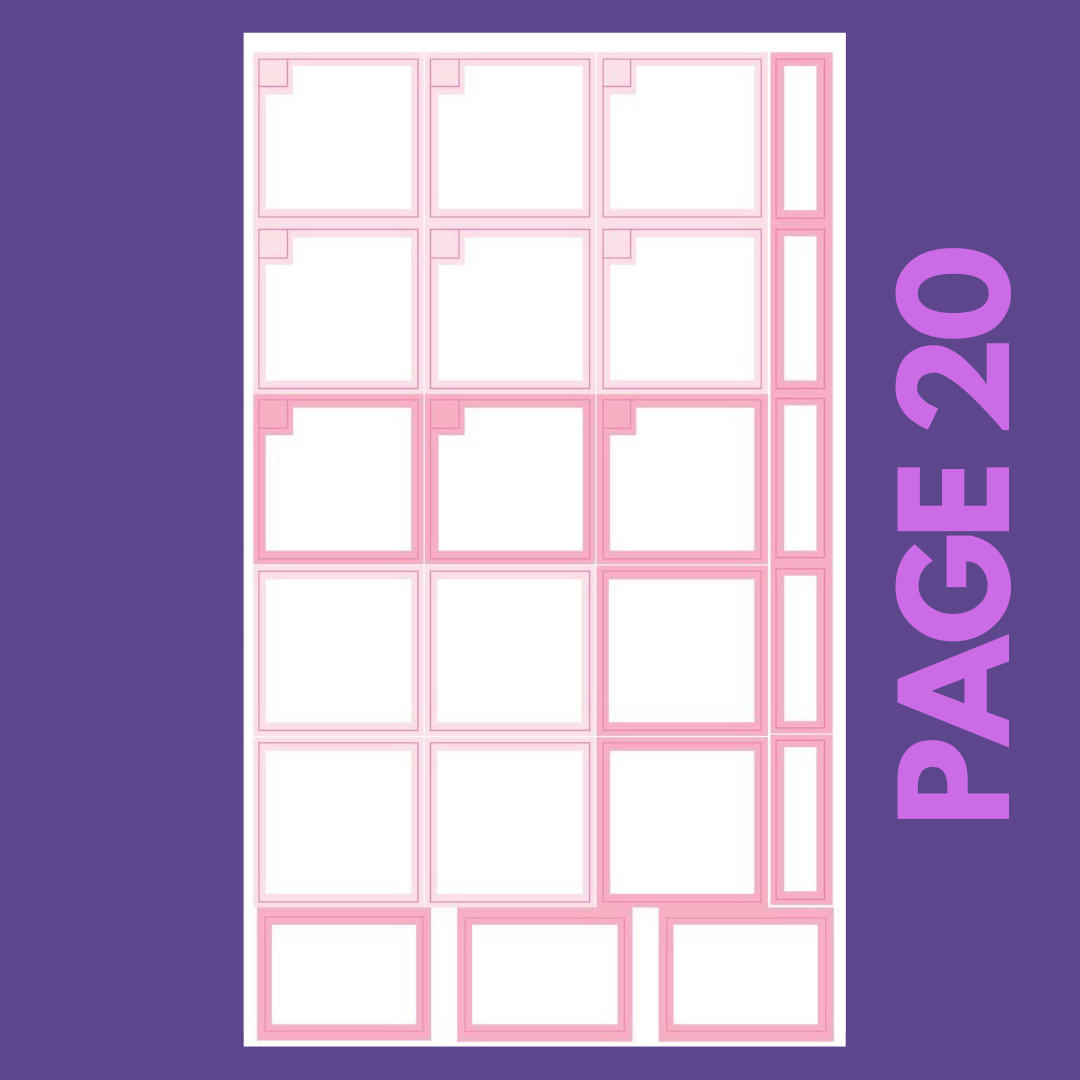 INDIVIDUAL SHEETS Pastel Monthly Boxes