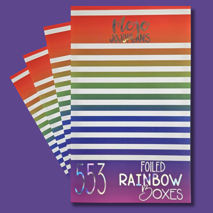 FOIL Rainbow Boxes Sticker Book