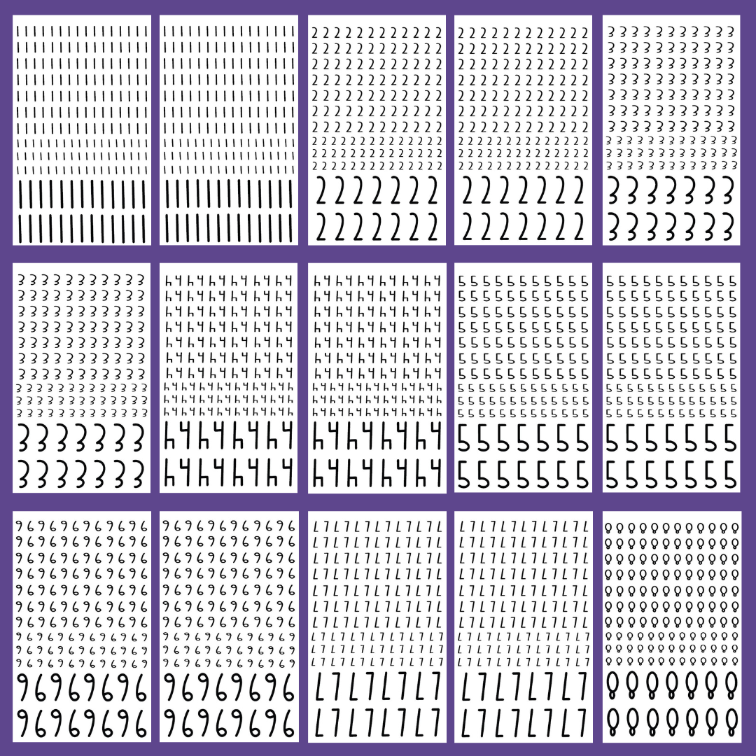 Numeric Essentials Sticker Book