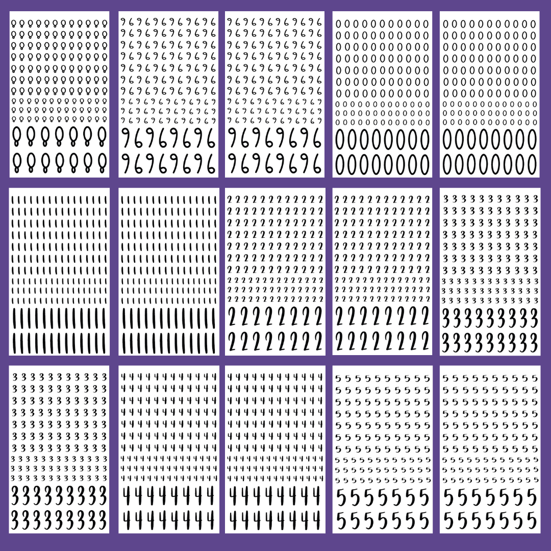 Numeric Essentials Sticker Book