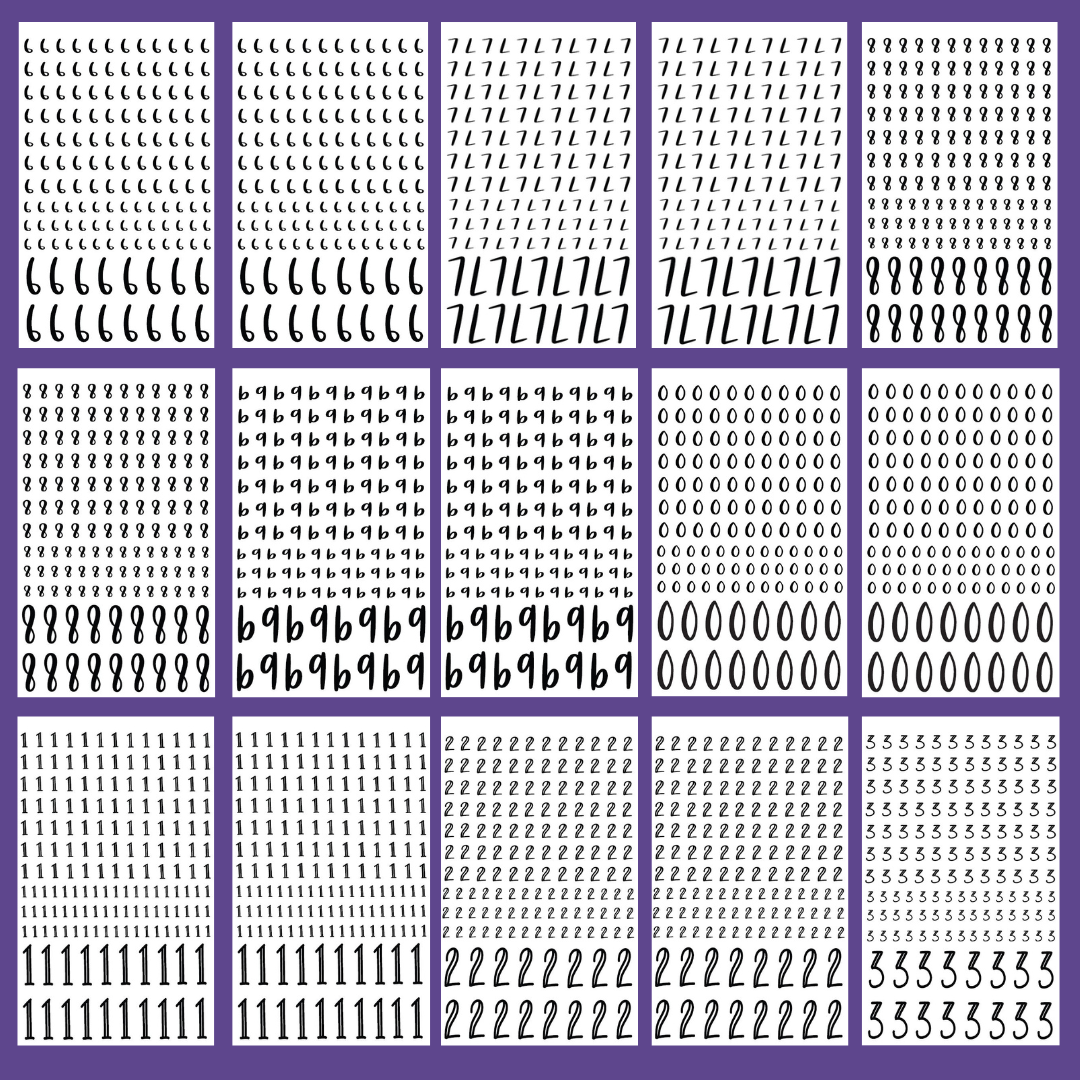 Numeric Essentials Sticker Book