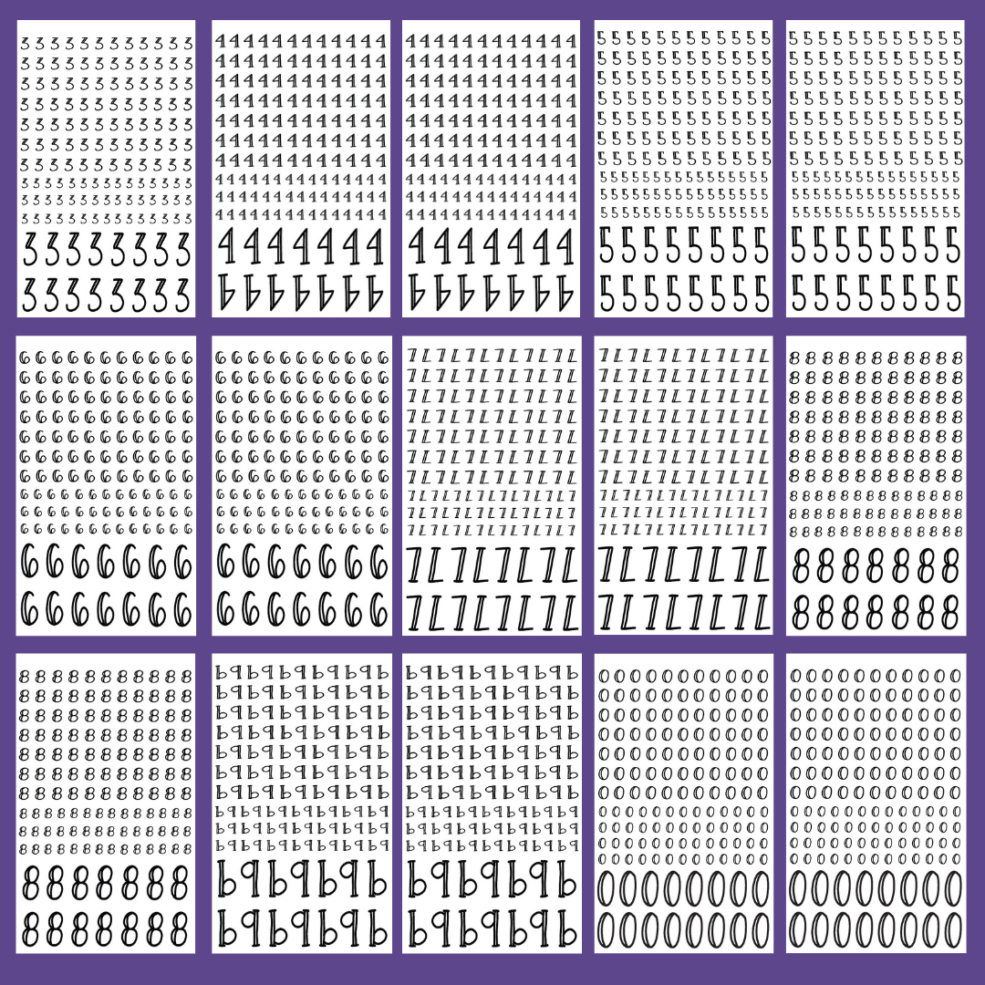 Numeric Essentials Sticker Book