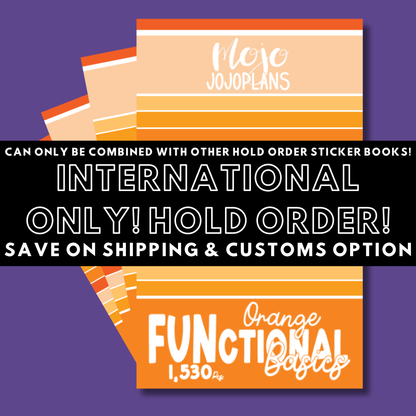 INTERNATIONAL ONLY- Classic Sticker Books Options (No U.S. Orders)