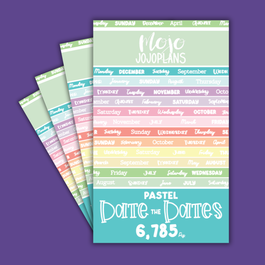 Pastel Date the Dates