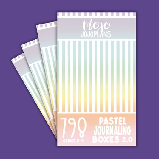 Pastel Journaling Boxes 2.0 Sticker Book
