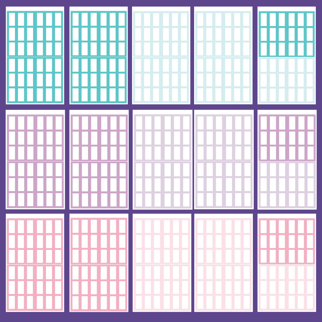 Pastel Functional Boxes SERIES 2 Sticker Book