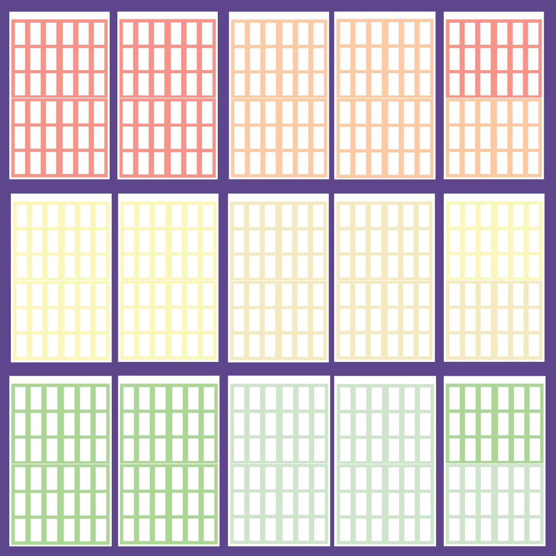 Pastel Functional Boxes SERIES 2 Sticker Book