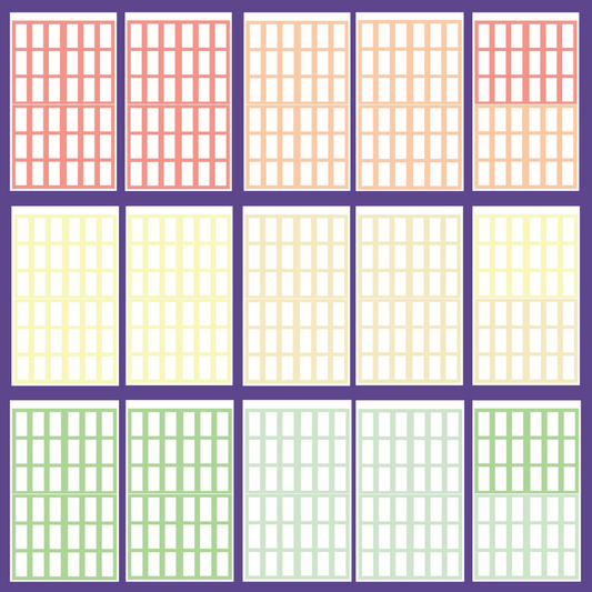 Pastel Functional Boxes SERIES 2 Sticker Book