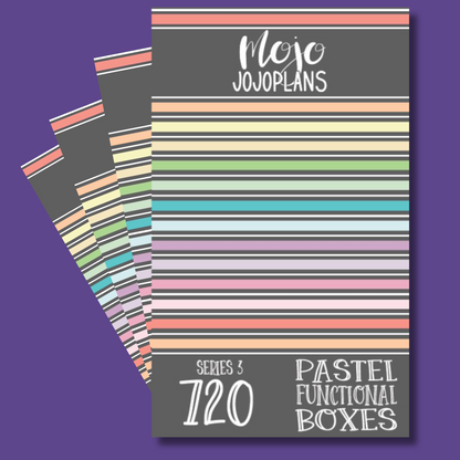 Pastel Functional Boxes SERIES 3 Sticker Book