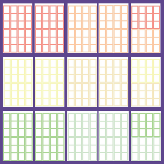 Pastel Functional Boxes SERIES 3 Sticker Book