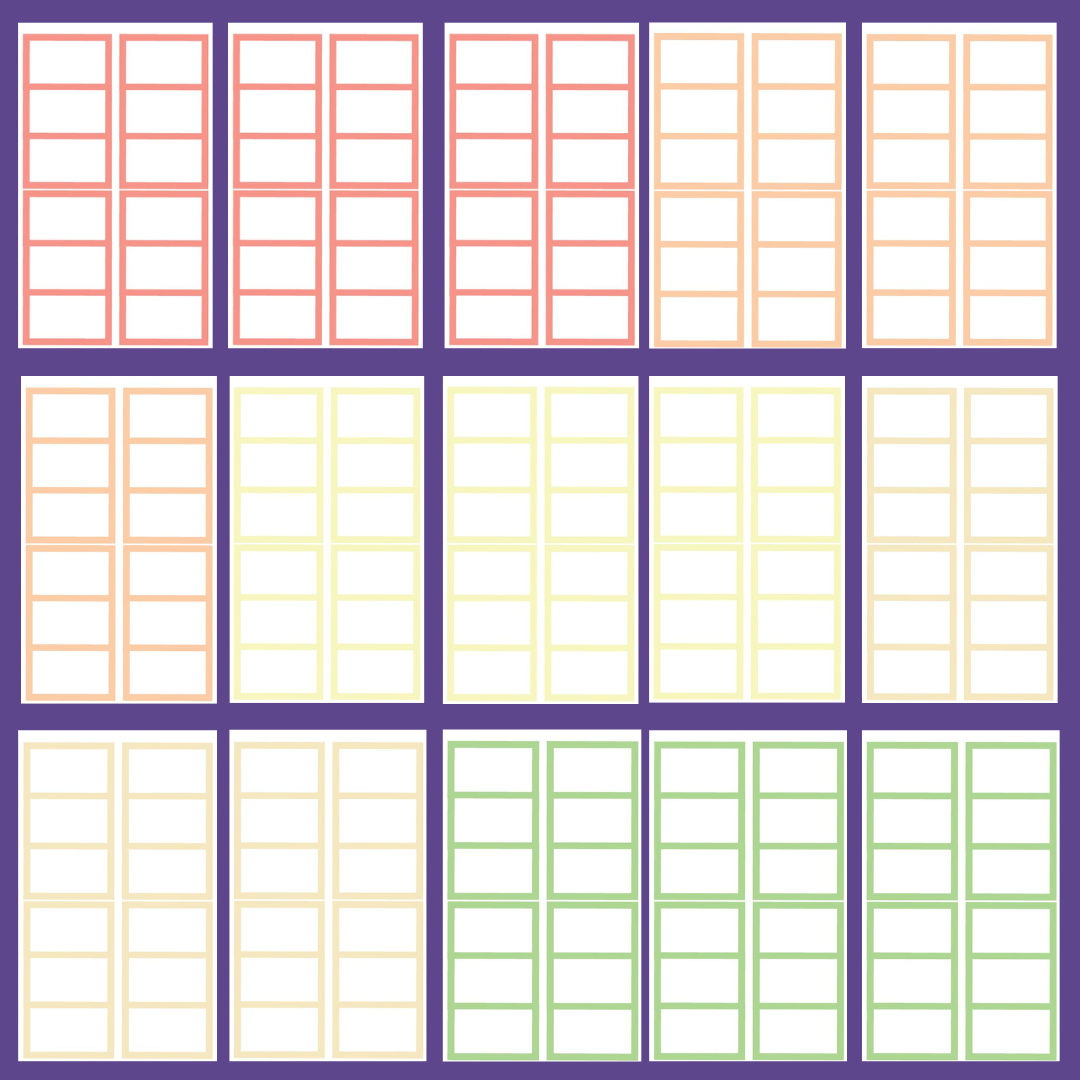 Pastel Functional Boxes SERIES 5 Sticker Book