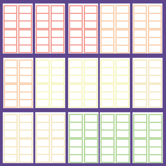 Pastel Functional Boxes SERIES 5 Sticker Book