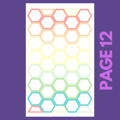 INDIVIDUAL SHEETS Pastel Shapes