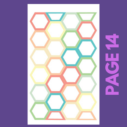 INDIVIDUAL SHEETS Pastel Shapes