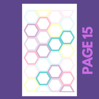 INDIVIDUAL SHEETS Pastel Shapes