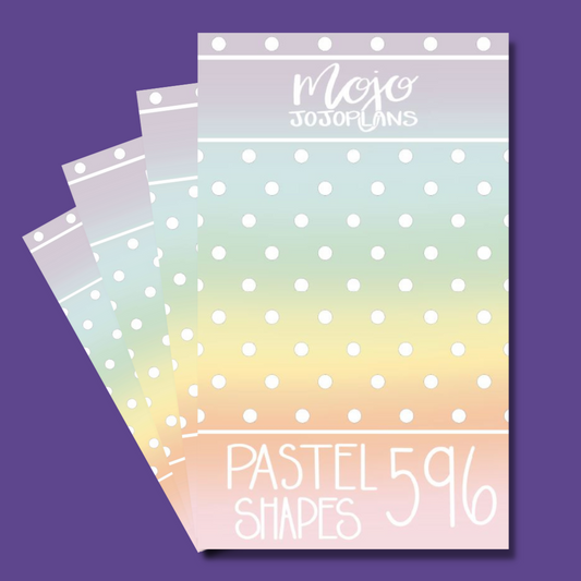 INDIVIDUAL SHEETS Pastel Shapes