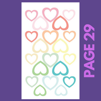 INDIVIDUAL SHEETS Pastel Shapes