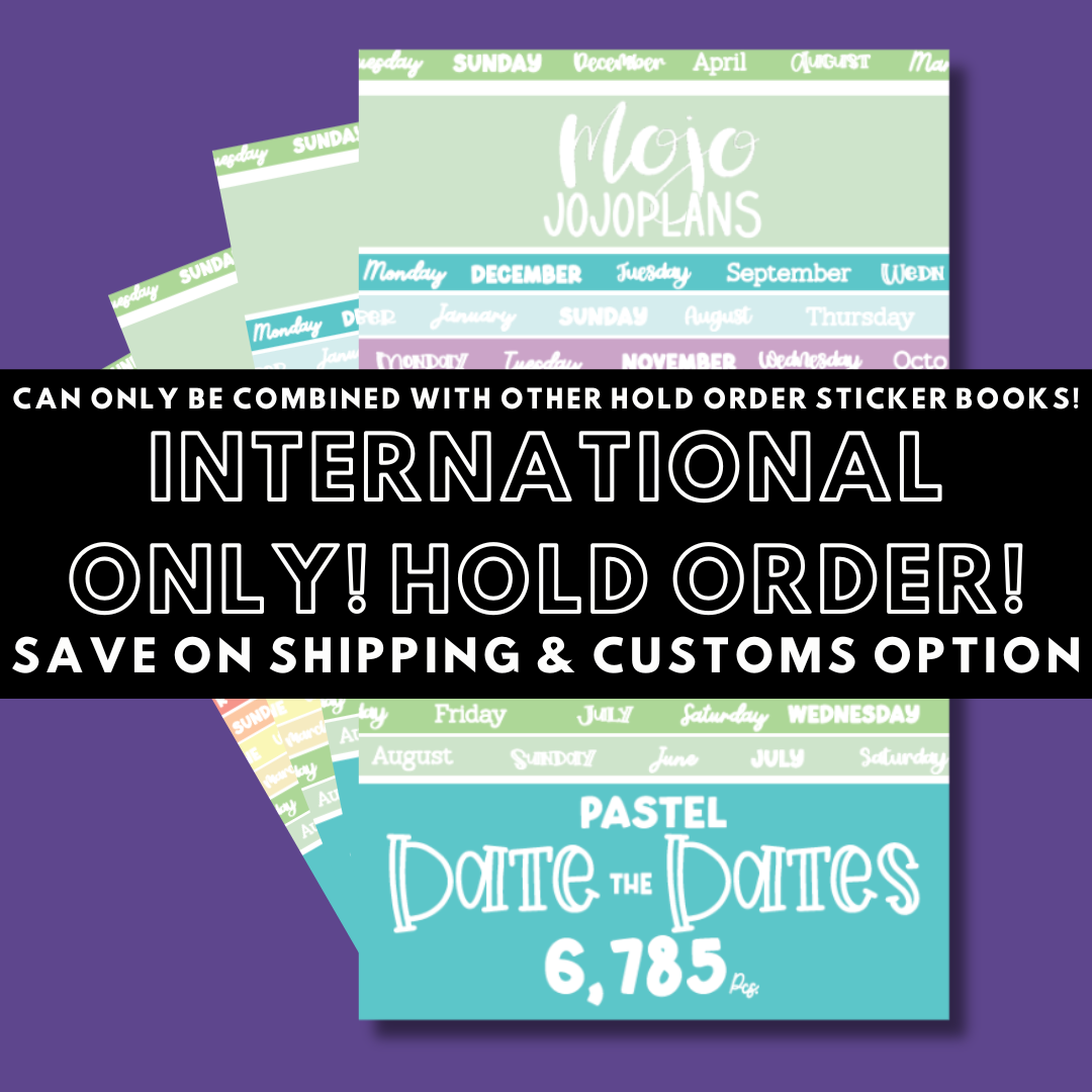 INTERNATIONAL ONLY- Quotes & Word Sticker Books Options (No U.S. Orders)