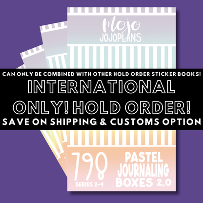 INTERNATIONAL ONLY- Classic Sticker Books Options (No U.S. Orders)