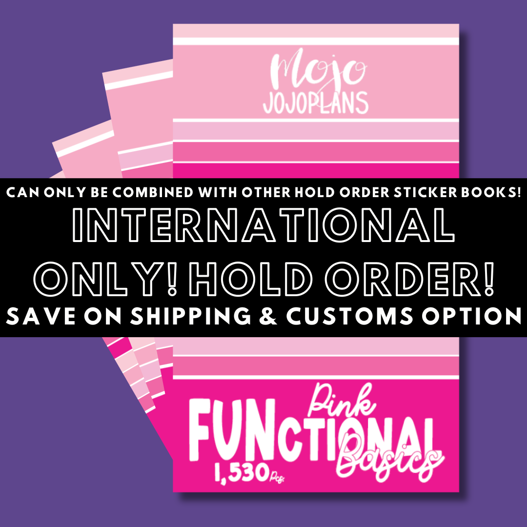 INTERNATIONAL ONLY- Classic Sticker Books Options (No U.S. Orders)