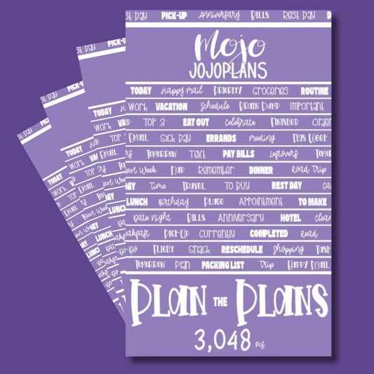 Plan the Plans Sticker Book