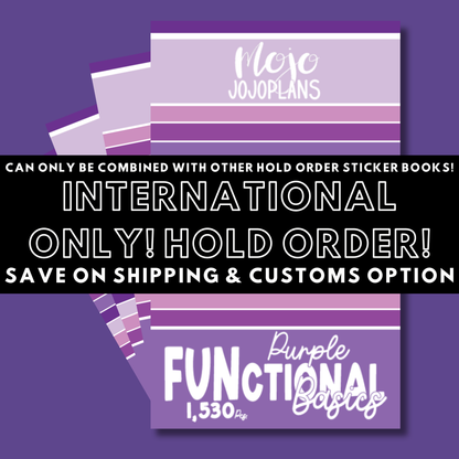 INTERNATIONAL ONLY- Classic Sticker Books Options (No U.S. Orders)
