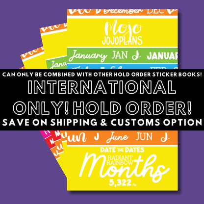 INTERNATIONAL ONLY- Quotes & Word Sticker Books Options (No U.S. Orders)