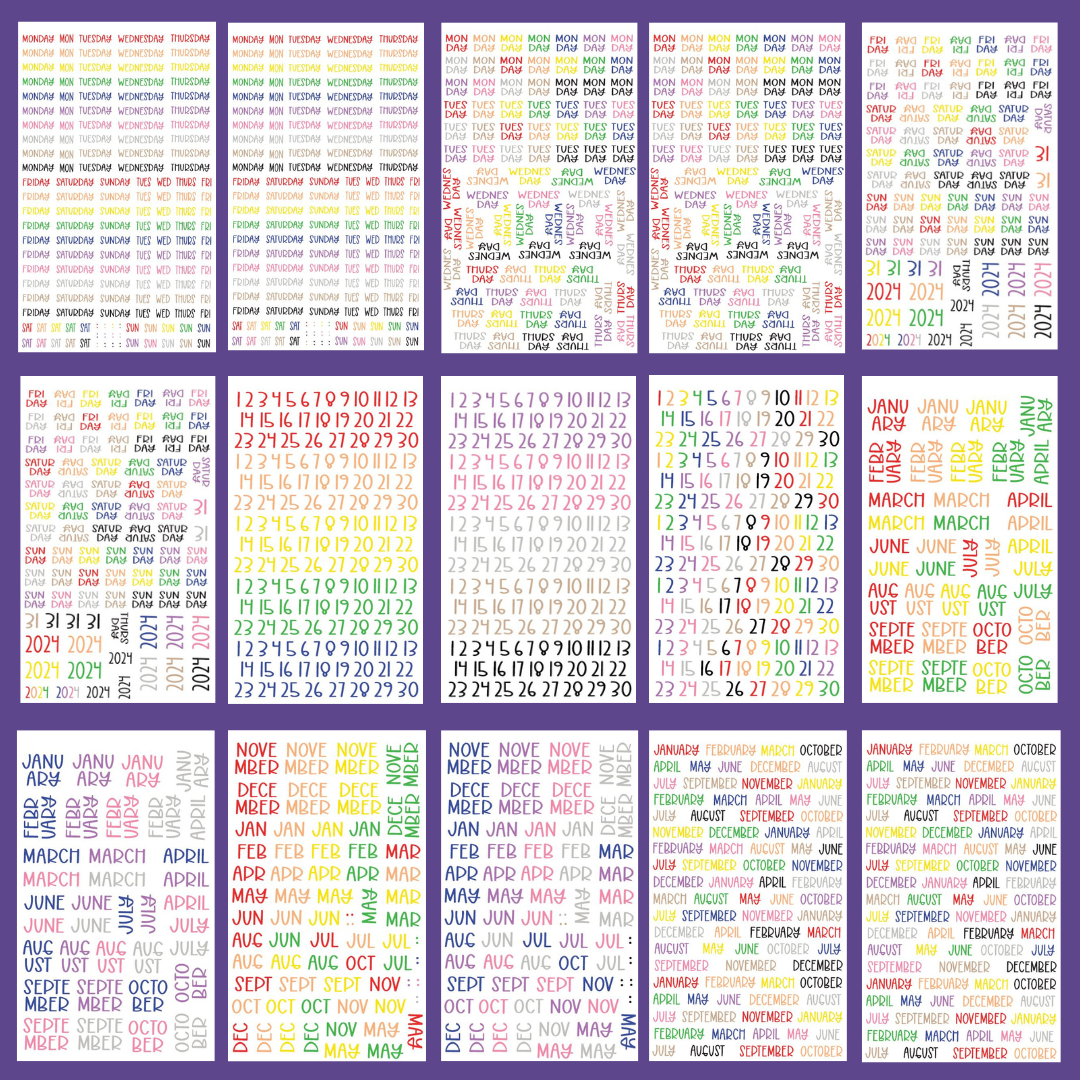 Rainbow Date It 2.0! Sticker Book