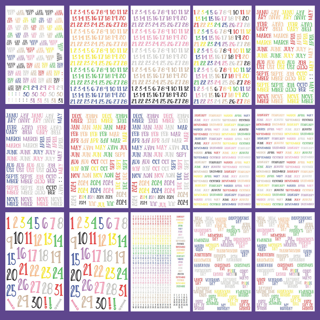 Rainbow Date It 2.0! Sticker Book