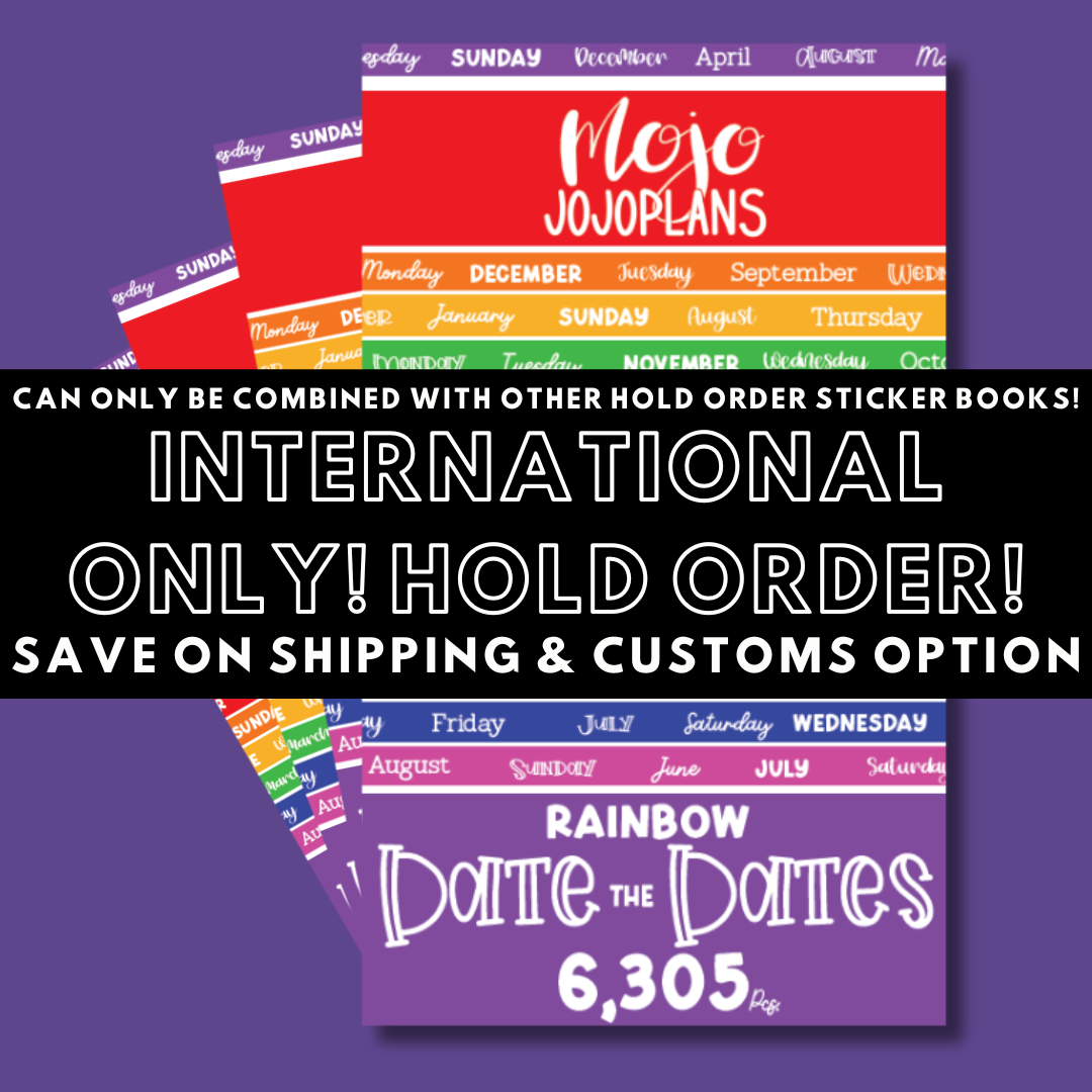 INTERNATIONAL ONLY- Quotes & Word Sticker Books Options (No U.S. Orders)