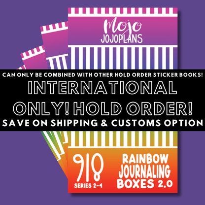 INTERNATIONAL ONLY- Classic Sticker Books Options (No U.S. Orders)