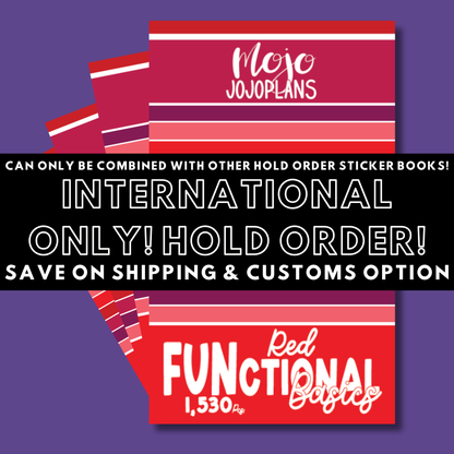 INTERNATIONAL ONLY- Classic Sticker Books Options (No U.S. Orders)