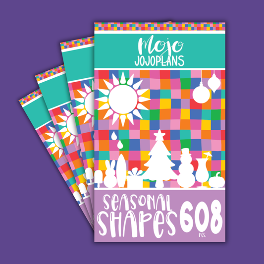 Seasonal Shapes Sticker Book